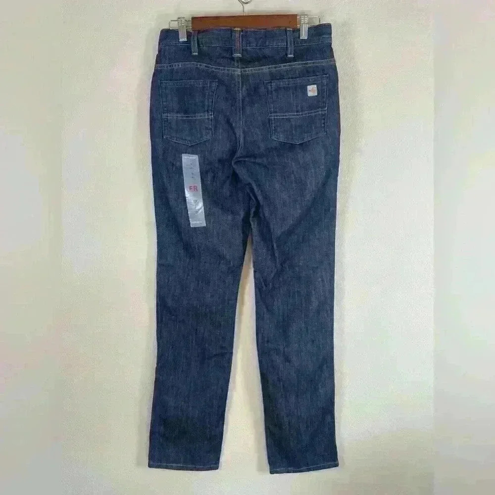Carhartt Flame Resistant Rugged Flex Jean Original Fit Women’s Size 6 Tall NWT - Picture 5 of 12